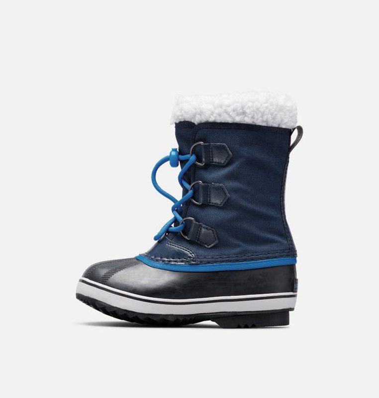 Kids Snow Boots Navy/Blue - Sorel Youth Yoot Pac™ Nylon - 972680-IFT